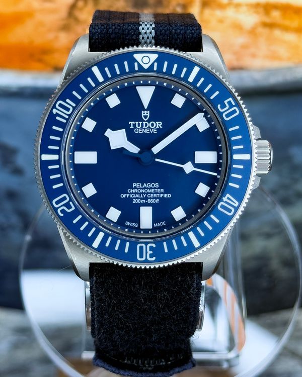 2025 Tudor Pelagos FXD 42MM Blue Dial Textile Strap (25707B/25)