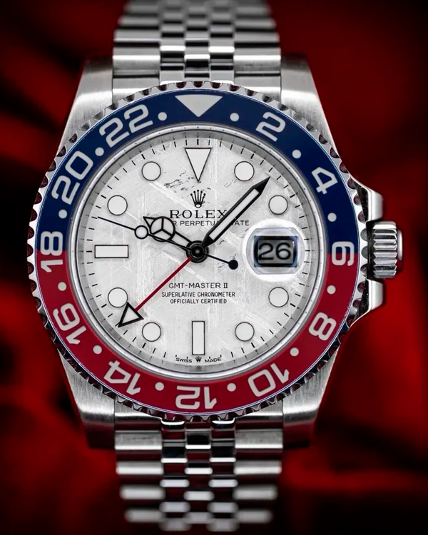 2018 Rolex GMT-Master II 40MM Aftermarket Meteorite Dial Oyster Bracelet (116710LN)