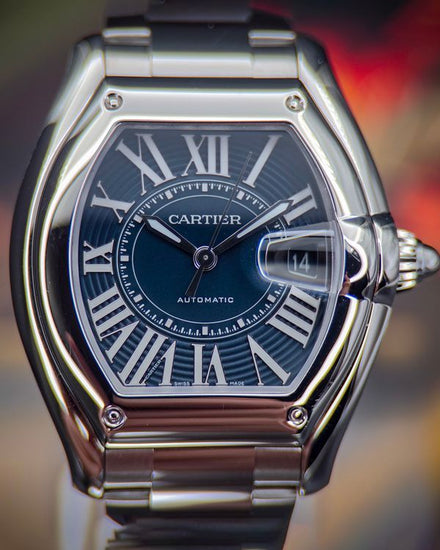 2026 Cartier Roadster 47.2MM Blue Dial Steel Bracelet (WSRD0014)
