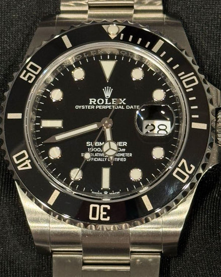 No Reserve - 2023 Rolex Submariner Date 41MM Black Dial Oyster Bracelet (126610LN)
