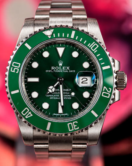 No Reserve - 2019 Rolex Submariner Date “Hulk” 40MM Green Dial Oyster Bracelet (116610LV)