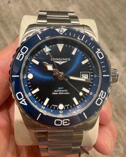 2026 Longines HydroConquest 41MM Blue Dial Steel Bracelet (L3.790.4.96.6)