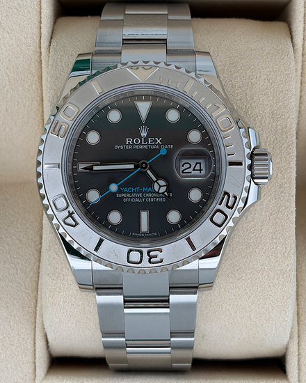 2017 Rolex Yacht-Master 40MM Dark Rhodium Dial Oyster Bracelet (116622)