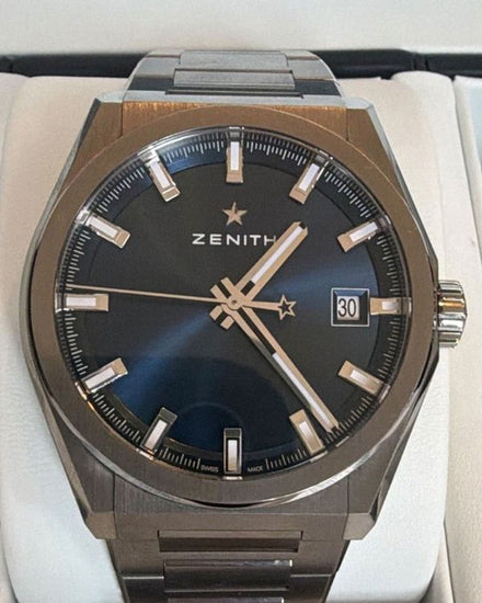 2019 Zenith Defy Classic 41MM Blue Dial Titanium Bracelet (95.9000.670/51.M9000)