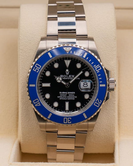 Rolex Submariner Date "Cookie Monster" 41MM Black Dial White Gold Oyster Bracelet (126619LB)