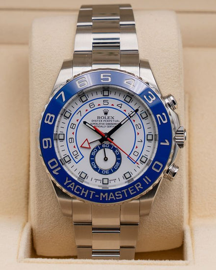 2017 Rolex Yacht-Master II 44MM White Dial Oyster Bracelet (116680)