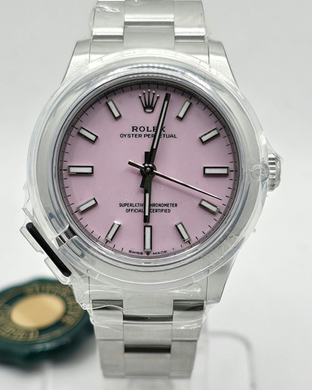 2026 Rolex Oyster Perpetual 31MM Pink Dial Oyster Bracelet (277200)