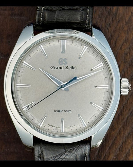 2022 Grand Seiko Elegance "GS9 Club" L. E. 38.5MM Grey Dial Leather Strap (SBGY023G)