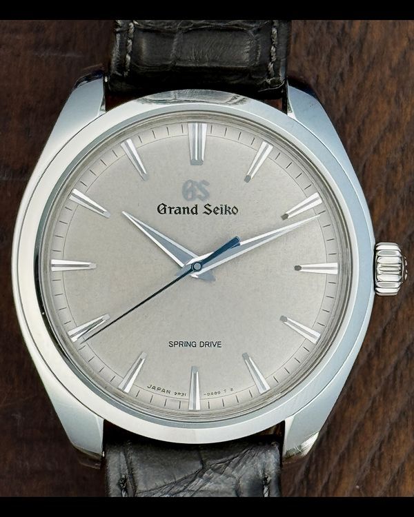 2022 Grand Seiko Elegance "GS9 Club" L. E. 38.5MM Grey Dial Leather Strap (SBGY023G)