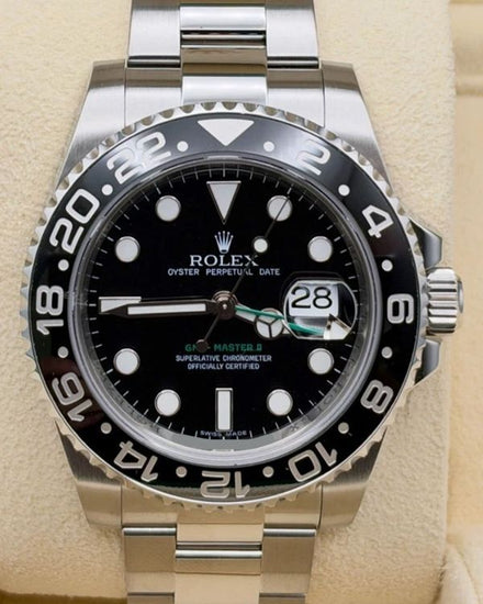 Rolex GMT-Master II 40MM Black Dial Oyster Bracelet (116710LN)