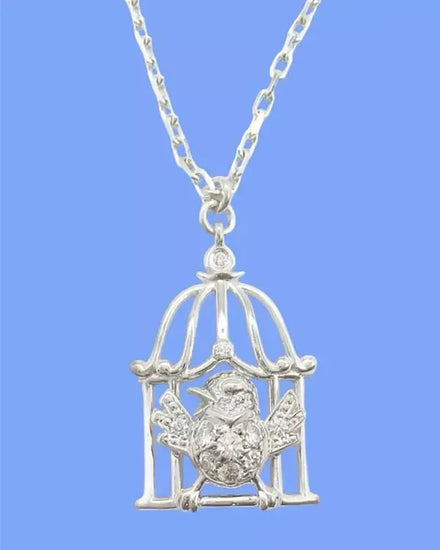 2012 Cartier Free As A Bird Diamond 18k White Gold (Necklace)