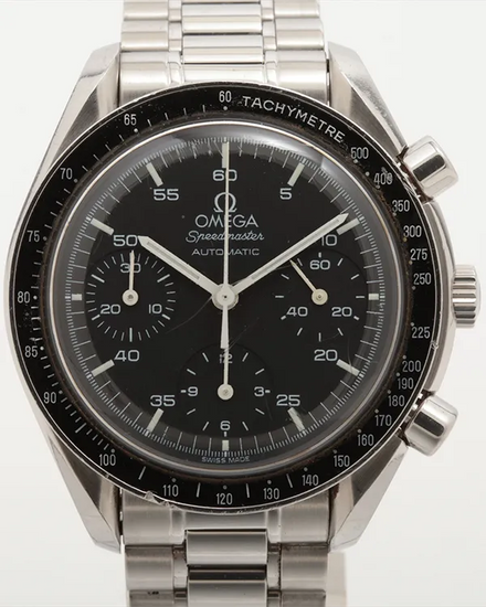 Omega Speedmaster Reduced 39MM Black Dial Steel Bracelet (3510.50.00)