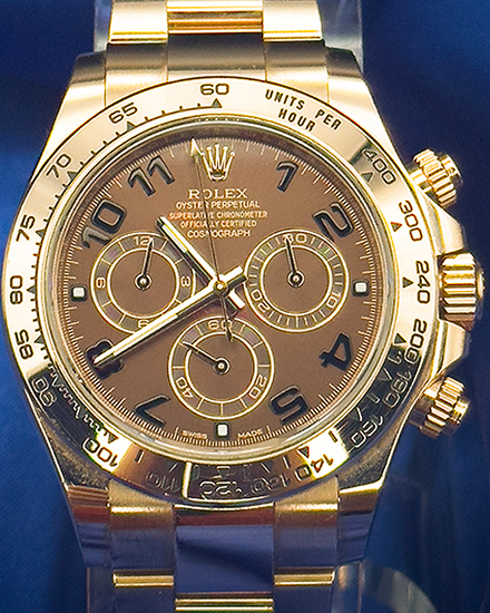 2018 Rolex Cosmograph Daytona 40MM Chocolate Dial Rose Gold Oyster Bracelet (116505)
