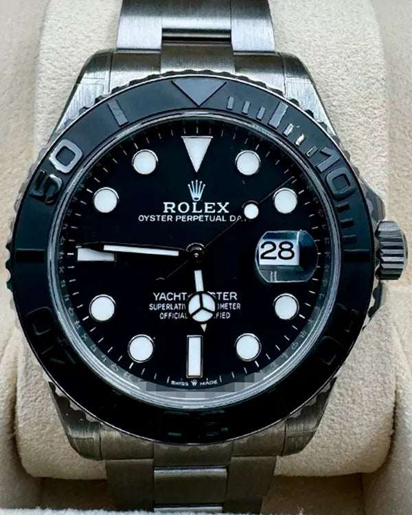 2024 Rolex Yacht-Master 42MM Black Dial Titanium Oyster Bracelet (226627)