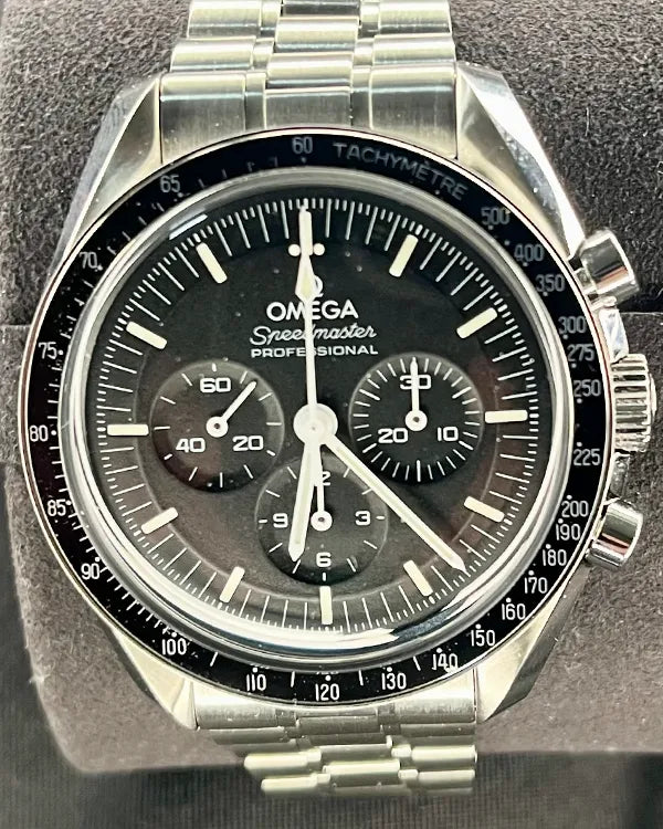 2024 Omega Speedmaster Professional Moonwatch 42MM Black Dial Steel Bracelet (310.30.42.50.01.001)