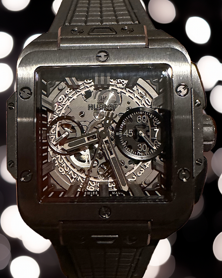 2022 Hublot Big Bang Unico "All Black" L.E. 42MM Skeleton Dial Rubber Strap (821.CX.0140.RX)