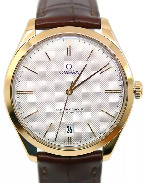 Omega De Ville Trésor 40MM Silver Dial Leather Strap (432.53.40.21.02.001)