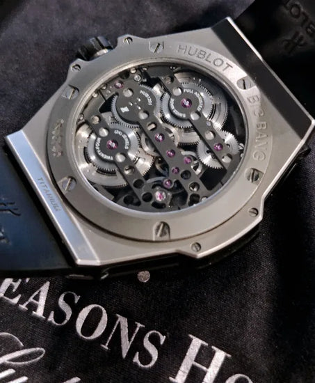 Hublot Big Bang Meca-10 45MM Skeleton Dial Rubber Strap (414.NI.1123.RX)