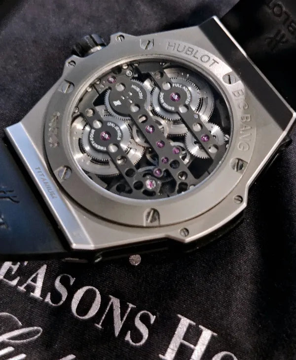 Hublot Big Bang Meca-10 45MM Skeleton Dial Rubber Strap (414.NI.1123.RX)