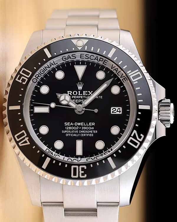 2023 Rolex Sea-Dweller Deepsea 44MM Black Dial Oyster Bracelet (136660)
