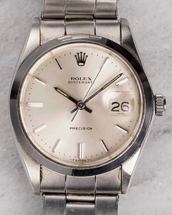 Rolex Oyster Precision 34MM Silver Dial Oyster Bracelet (6694)