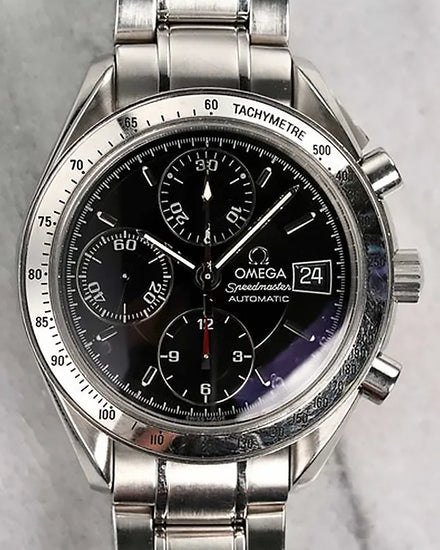 Omega Speedmaster Date 39MM Black Dial Steel Bracelet (3513.50.00)