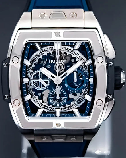 2023 Hublot Spirit Of Big Bang Chronograph 42MM Skeleton Dial Rubber Strap (642.NX.7170.RX)