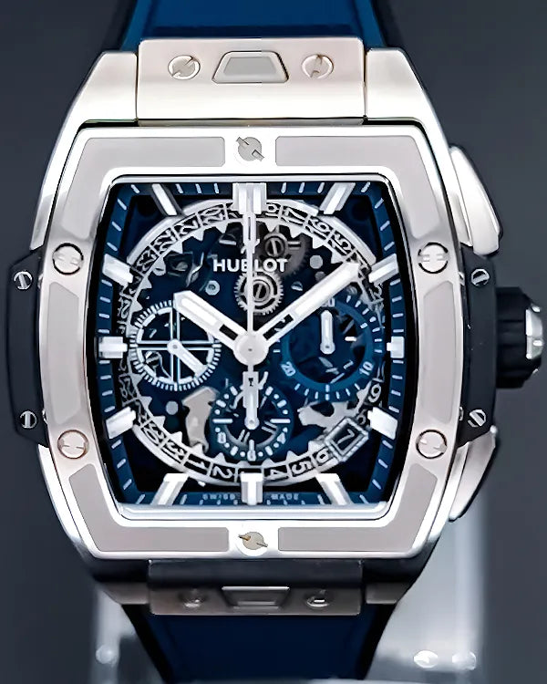 2023 Hublot Spirit Of Big Bang Chronograph 42MM Skeleton Dial Rubber Strap (642.NX.7170.RX)
