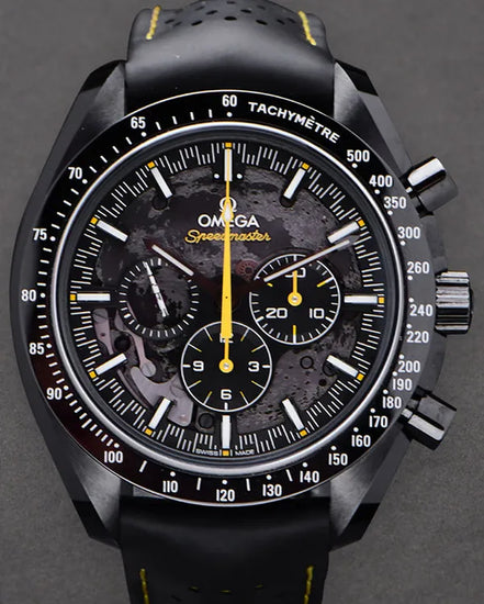 2024 Omega Speedmaster Dark Side of the Moon "Apollo 8" 44.25MM Black Dial Rubber Strap (310.92.44.50.01.001)