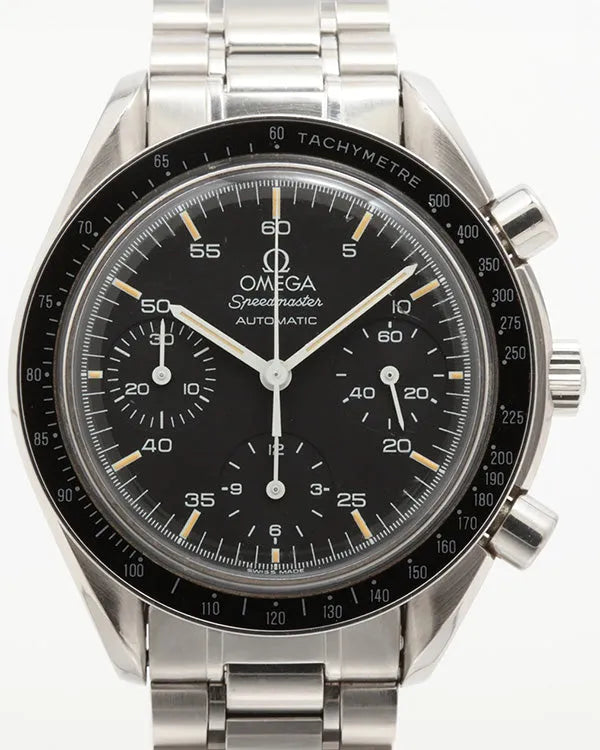 * Omega Speedmaster 39MM Black Dial Steel Bracelet (3510.50.00)