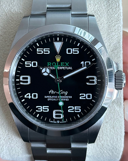 2023 Rolex Air-King 40MM Black Dial Steel Bracelet (126900)