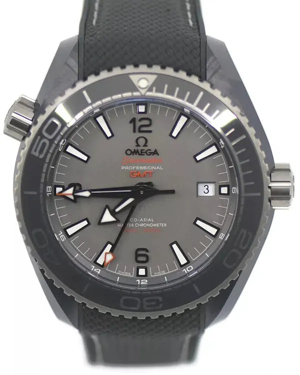 2023 Omega Seamaster Planet Ocean 600M "Dark Grey" 45.5MM Grey Dial Rubber Strap (215.92.46.22.99.002)