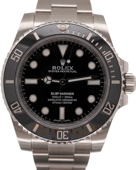 2018 Rolex Submariner No-Date 40MM Black Dial Oyster Bracelet (114060)