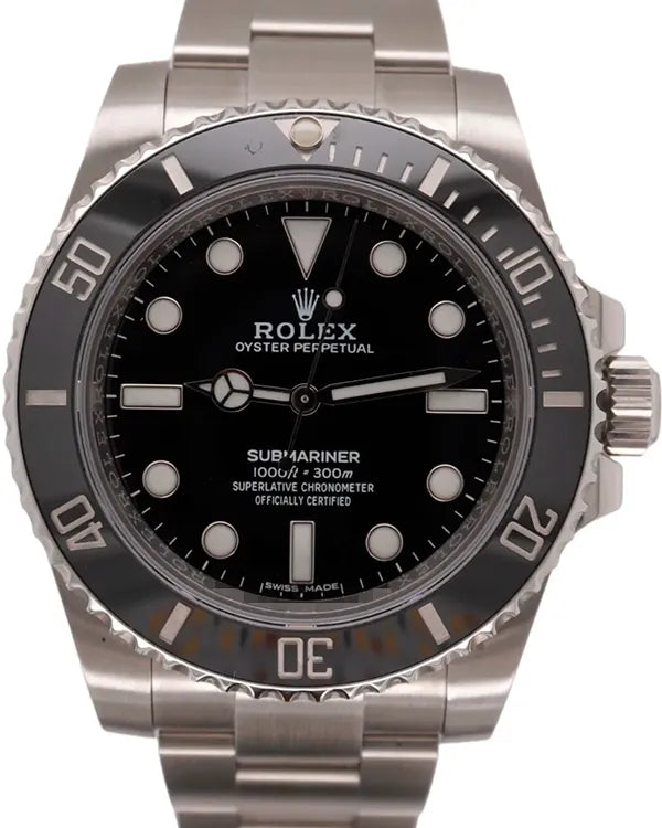 2018 Rolex Submariner No-Date 40MM Black Dial Oyster Bracelet (114060)