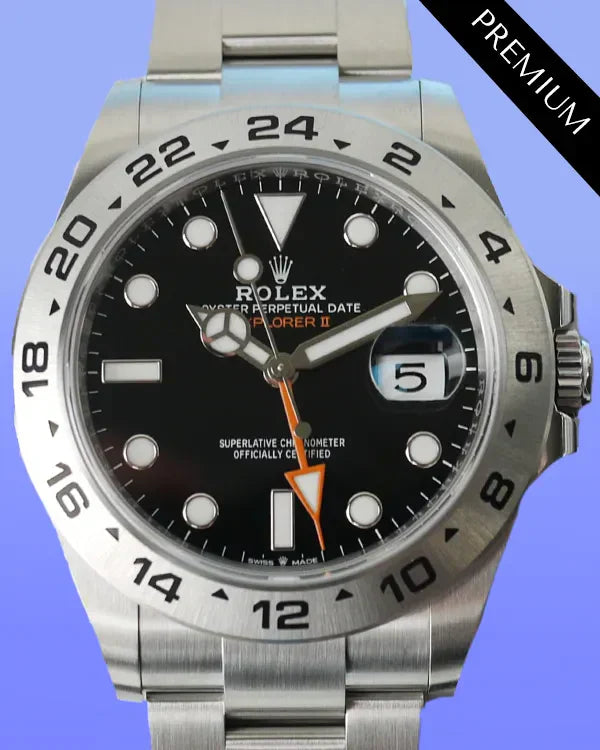 2024 Rolex Explorer II 42MM Black Dial Oyster Bracelet (226570)