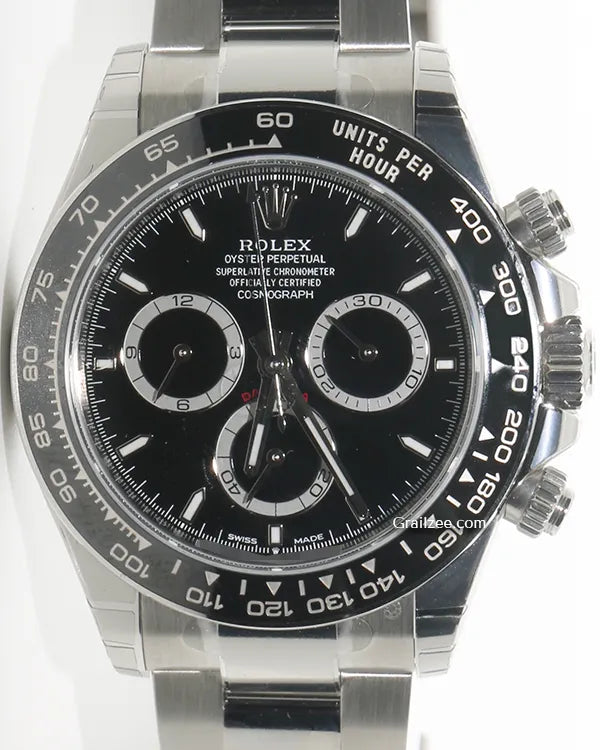 2024 Rolex Cosmograph Daytona 40MM Black Dial Oyster Bracelet (126500LN)