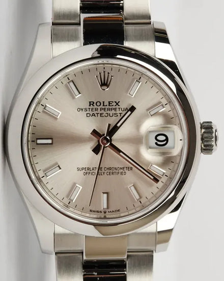 2022 Rolex Datejust 31MM Silver Dial Oyster Bracelet (278240)