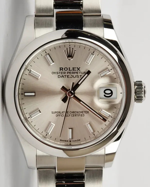 2022 Rolex Datejust 31MM Silver Dial Oyster Bracelet (278240)
