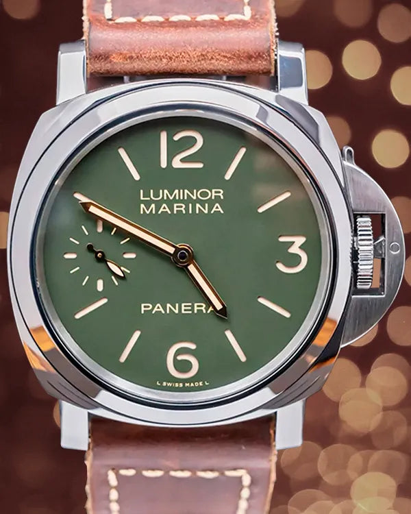 Panerai Luminor Marina 8 Days "Last One for Paneristi" L.E. 44MM Green Dial Leather Strap (PAM00911)