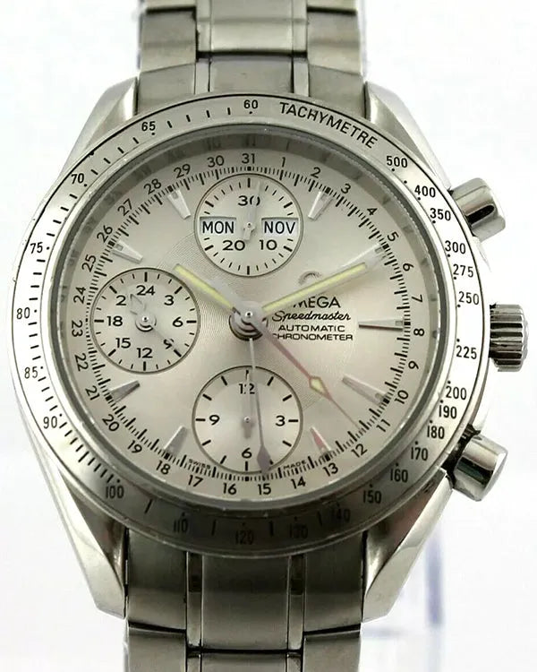 Omega Speedmaster Day-Date 40MM Silver Dial Steel Bracelet (3221.30.00)