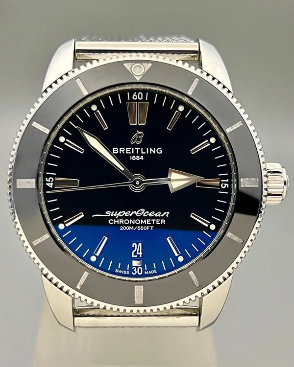 No Reserve - 2019 Breitling Superocean Heritage 44MM Black Dial Steel Bracelet (AB2030121B1S1)