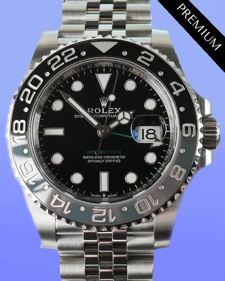 2024 Rolex GMT-Master II "Bruce Wayne" 40MM Black Dial Jubilee Bracelet (126710GRNR)