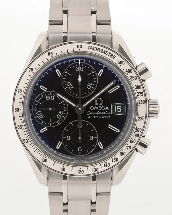 Omega Speedmaster Date 39MM Black Dial Steel Bracelet (3513.50.00)