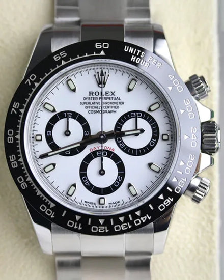 2020 Rolex Cosmograph Daytona "Panda" 40MM White Dial Oyster Bracelet (116500LN)