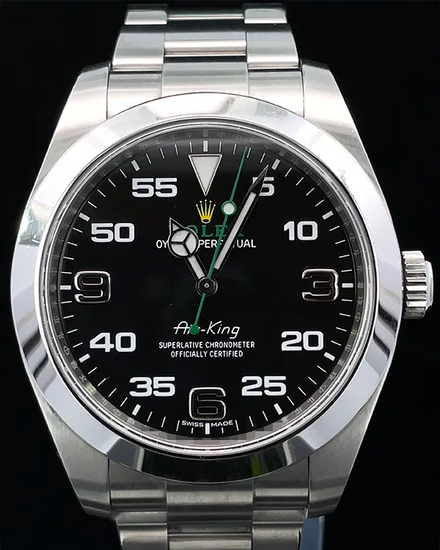 2020 Rolex Air-King 40MM Black Dial Oyster Bracelet (116900)