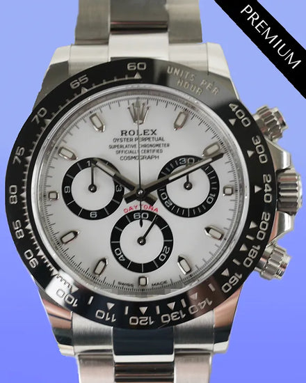 2019 Rolex Cosmograph Daytona "Panda" 40MM White Dial Oyster Bracelet (116500LN)