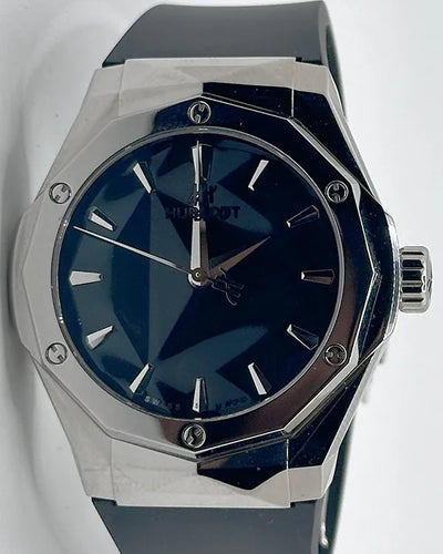 Hublot Classic Fusion "Orlinski Titanium" 40MM Black Dial Rubber Strap (550.NS.1800.RX.ORL19)