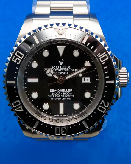 2021 Rolex Sea-Dweller Deepsea 44MM Black Dial Oyster Bracelet (126660)
