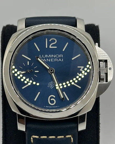 Panerai Luminor "Blue Mare" 44MM Blue Dial Leather Strap (PAM01085)