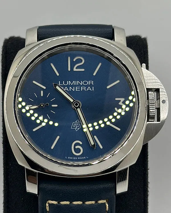 Panerai Luminor "Blue Mare" 44MM Blue Dial Leather Strap (PAM01085)